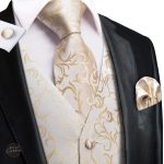 Gilet sans manches au style steampunk élégant