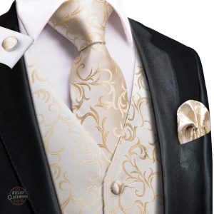 Gilet sans manches au style steampunk élégant