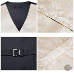 Gilet homme en jacquard, style victorien