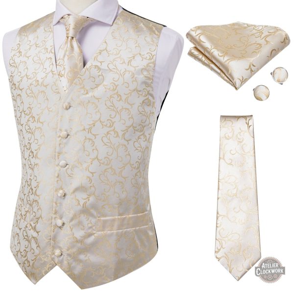 Gilet costume sans manches, inspiration steampunk