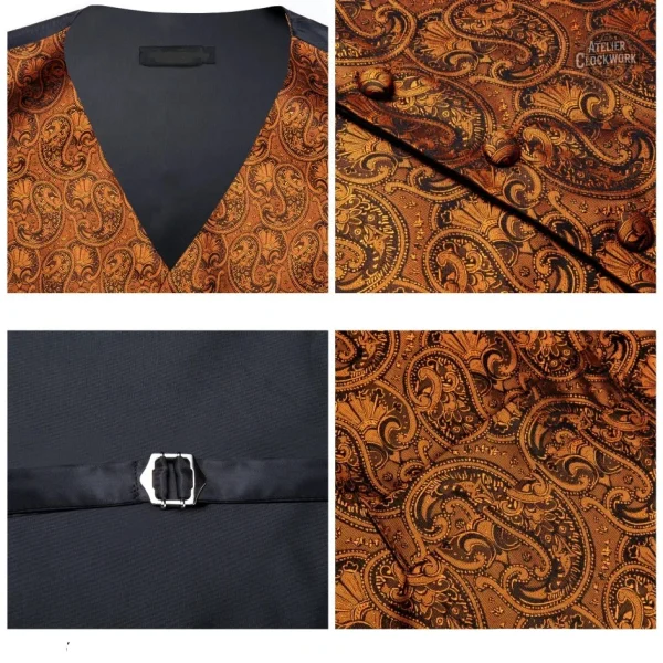 Vêtement vintage pour homme, style costume steampunk