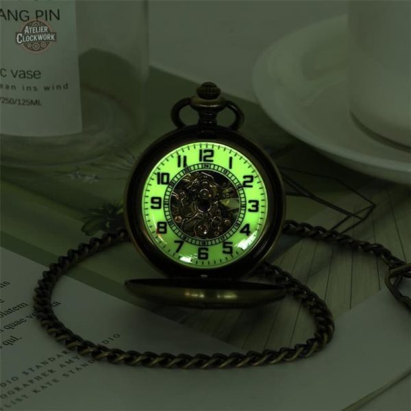 Montre mécanique à gousset, intemporelle et chic