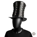Accessoire steampunk : chapeau haut de forme noir