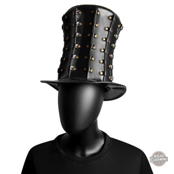 Accessoire steampunk : chapeau haut de forme noir