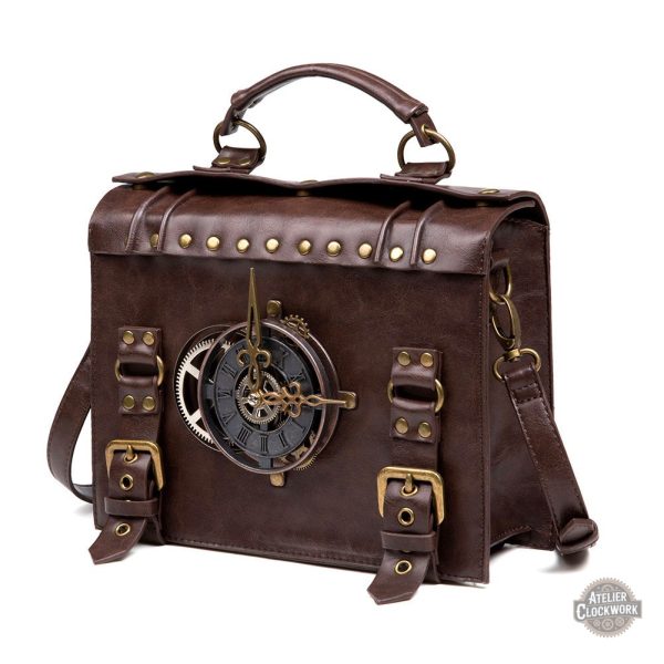 Sac à main Horloge au style steampunk