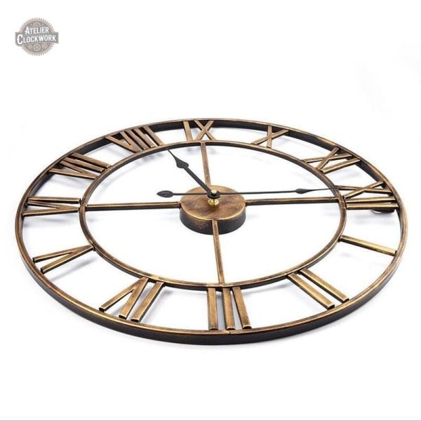Horloge au style victorien avec éléments mécaniques