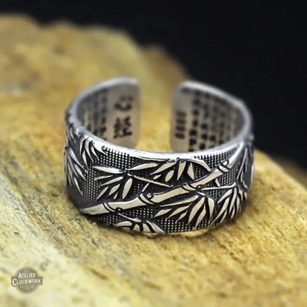 Bague Argent pour Homme - Design Asian Pilgrim