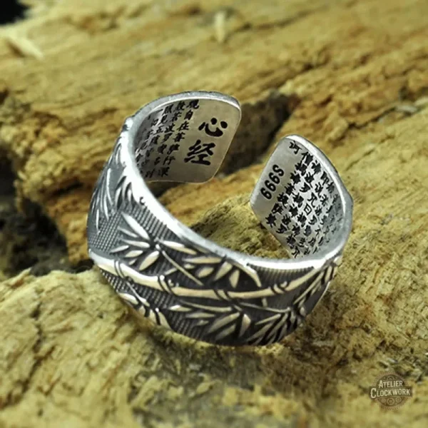 Bague élégante en argent pour homme