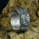 Bague masculine en argent - Style unique