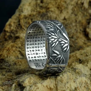Bague masculine en argent - Style unique