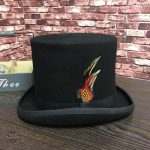 Chapeau de magicien en feutre haut de gamme