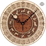 Fusion du rétro et de l'astrologie dans une horloge unique