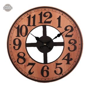 Horloge Steampunk Champêtre élégante au design rétro