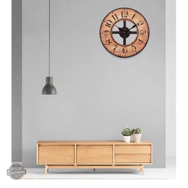 Horloge Steampunk au style champêtre et vintage