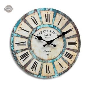 Horloge Steampunk Café Vintage, décor rétro-futuriste