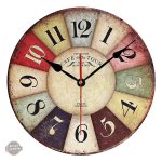Horloge Steampunk Café de la Tour, design rétro