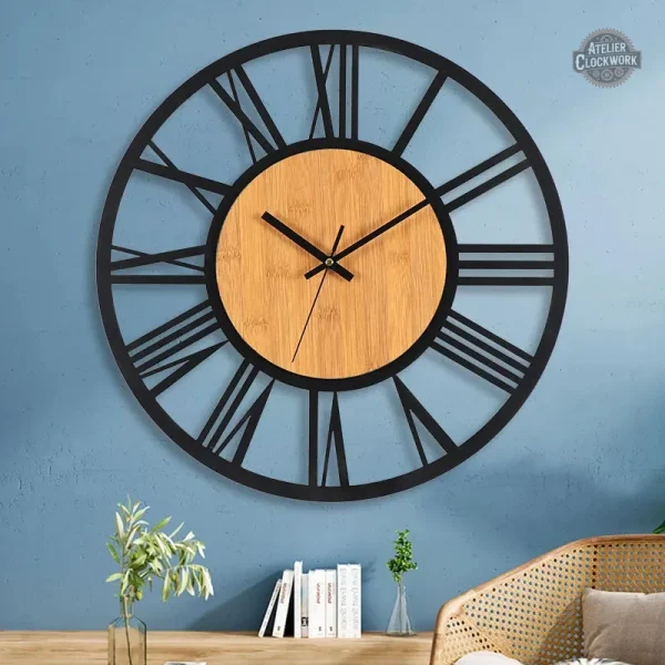 Accessoire décoratif steampunk en bois et métal