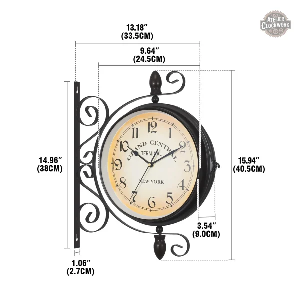 Horloge vintage, alliant design et charme steampunk