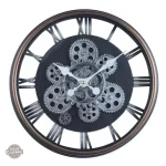 Horloge Mécanisme Tournant au design steampunk