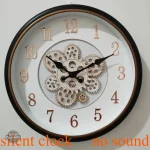 Élégante horloge à engrenages pour un intérieur unique