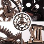 Horloge décorative steampunk avec mécanisme visible
