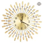 Horloge Steampunk Pétales de Métal