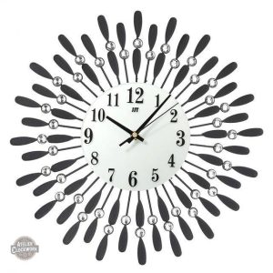 Horloge décorative au style rétro et industriel