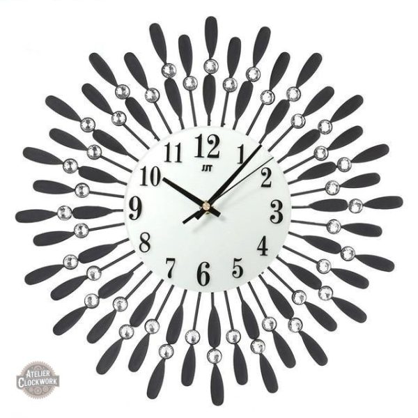 Horloge décorative au style rétro et industriel