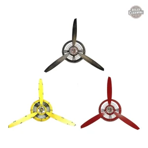 Design unique d'horloge murale hélice d'avion