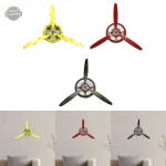 Horloge d'intérieur au style rétro futuriste