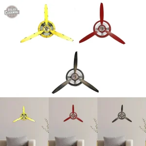 Horloge d'intérieur au style rétro futuriste