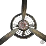 Objet décoratif steampunk avec hélice d'avion