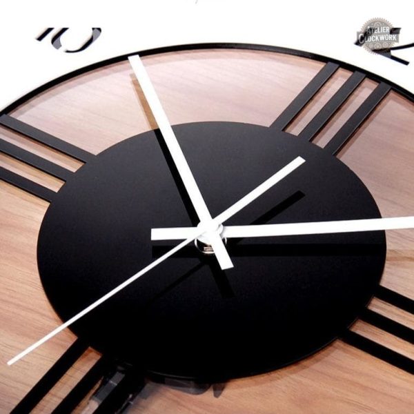 Horloge rétro-futuriste au style nordique unique