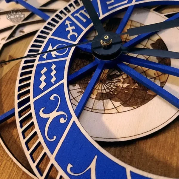 Odyssée temporelle : horloge au style vintage