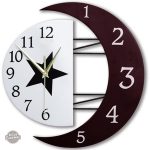 Horloge Steampunk Luna au design rétro-futuriste