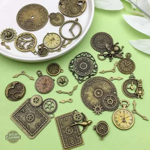 Horloges et engrenages pour créations artistiques