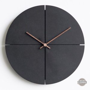Horloge Murale Minimaliste Obsidian en design steampunk