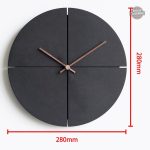 Détails de l'horloge murale steampunk Obsidian