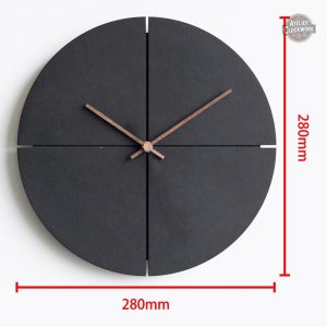 Détails de l'horloge murale steampunk Obsidian