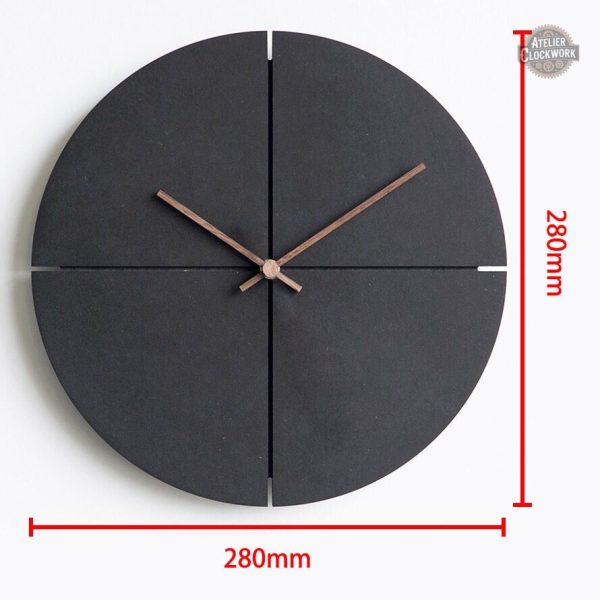 Détails de l'horloge murale steampunk Obsidian