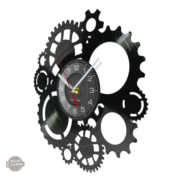 Horloge murale rétro-futuriste