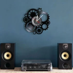 Design vinyle noir steampunk