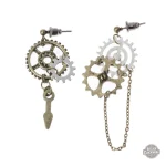 Boucles d’oreilles Steampunk Antique en bronze