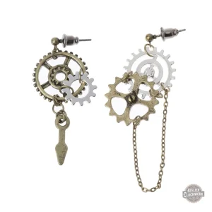 Boucles d’oreilles Steampunk Antique en bronze