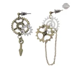 Boucles d’oreilles steampunk, design unique