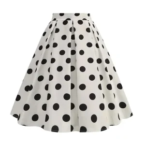 Jupe Vintage à Pois - Brenda Lee