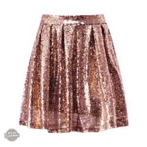 Jupe Shiny Dorée pour un style steampunk