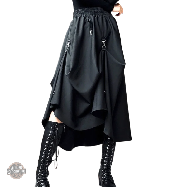 jupe-gothique-harajuku-taille-haute-1 Jupe gothique taille haute Harajuku