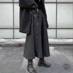 Jupe steampunk femme à taille haute