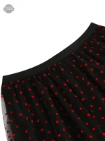 Jupe Vintage avec motifs angéliques et démoniaques